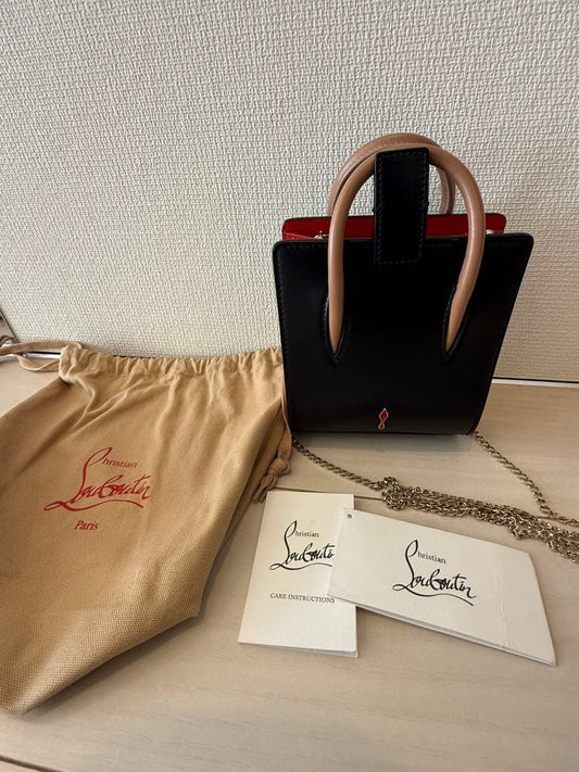 Christian Louboutin Shoulder Bag, Black #QY602U