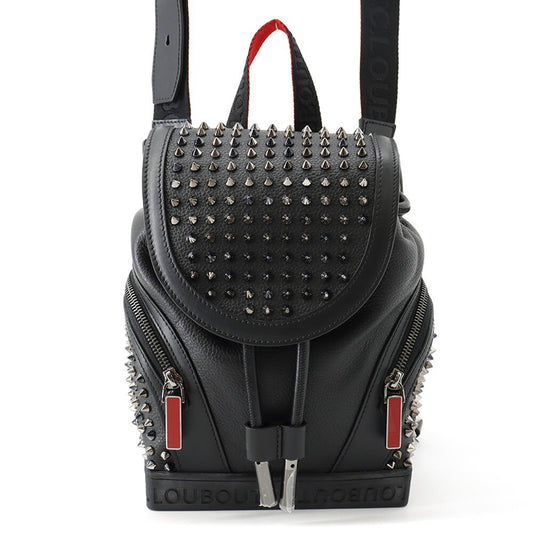 Christian Louboutin Explorer Funk Studded Backpack, Small, 3215038, Blac #QY97T2