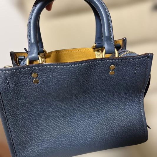 COACH handbag, blue #QY1JF0
