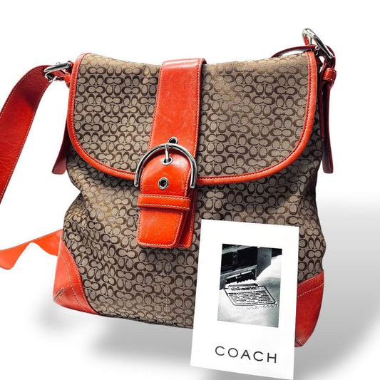 Coach Soho shoulderbag Mini signature #QY13CA