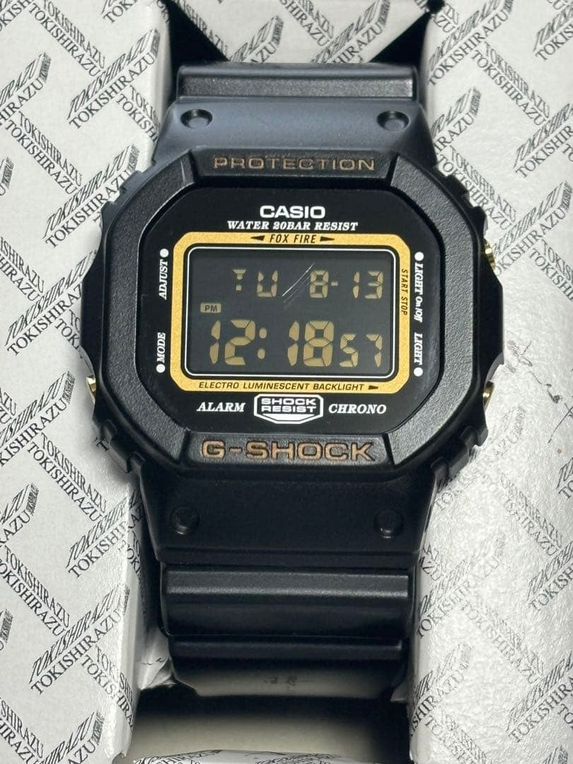 G-SHOCK Collaboration Tokishirazu LOWERCASE Exclusive Watch Black #QYJ36J