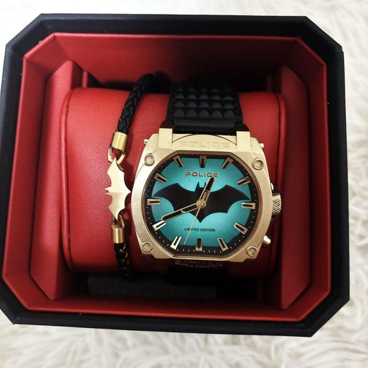 BATMAN X POLICE Watch with Bracelet #QYBD93