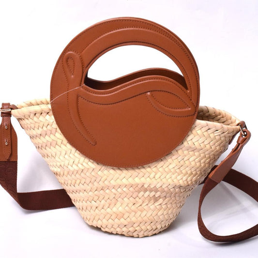 CHRISTIAN LOUBOUTIN Biloumoon Basket Basket Bag S, Leather #QYKSGQ