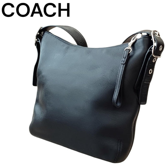 COACH Old Coach shoulder bag, leather Black Women #QY6NVG