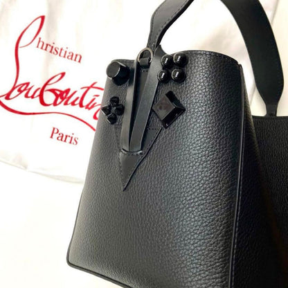 Christian Louboutin Black Tote Bag Used Mint #QYIV51