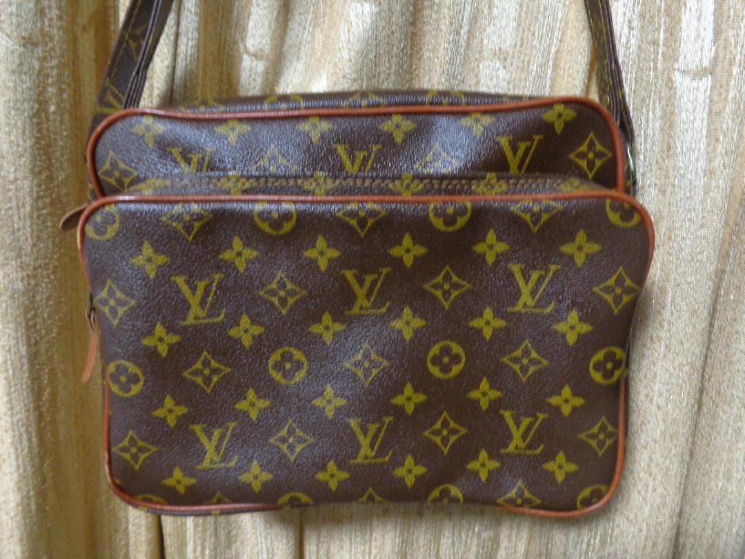 LOUIS VUITTON Monogram Nile Shoulder Bag Brown #QY5DAP