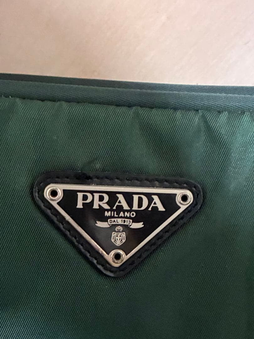 PRADA Nylon Gray Handbag #QY1J0Y