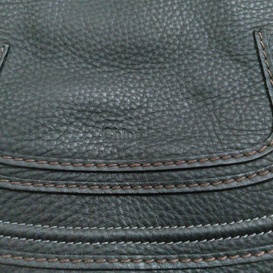 Chloe Marcie Black 2-Way Double Carry Bag with Strap #QYJYGP