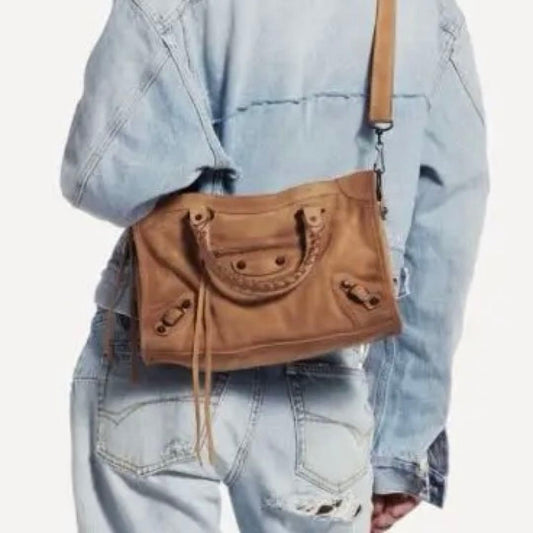 Balenciaga Le City Suede Bag #QY9W1R