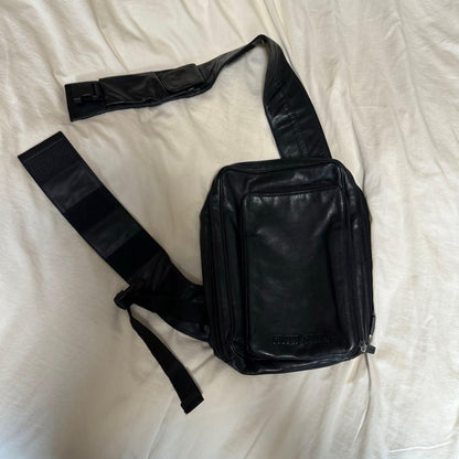 FW/1999 archive MIU MIU leather sling bag Black #QY12NI