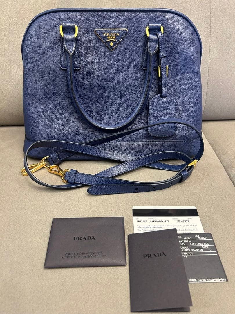 PRADA Galleria Saffiano Leather Handbag Black BN2274 #QYK6DG