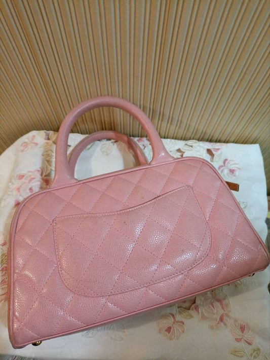 CHANEL Matelassé Mini Boston Bag #QY619Q