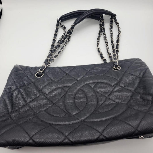 CHANEL Black Leather Handbag #QYDJNL