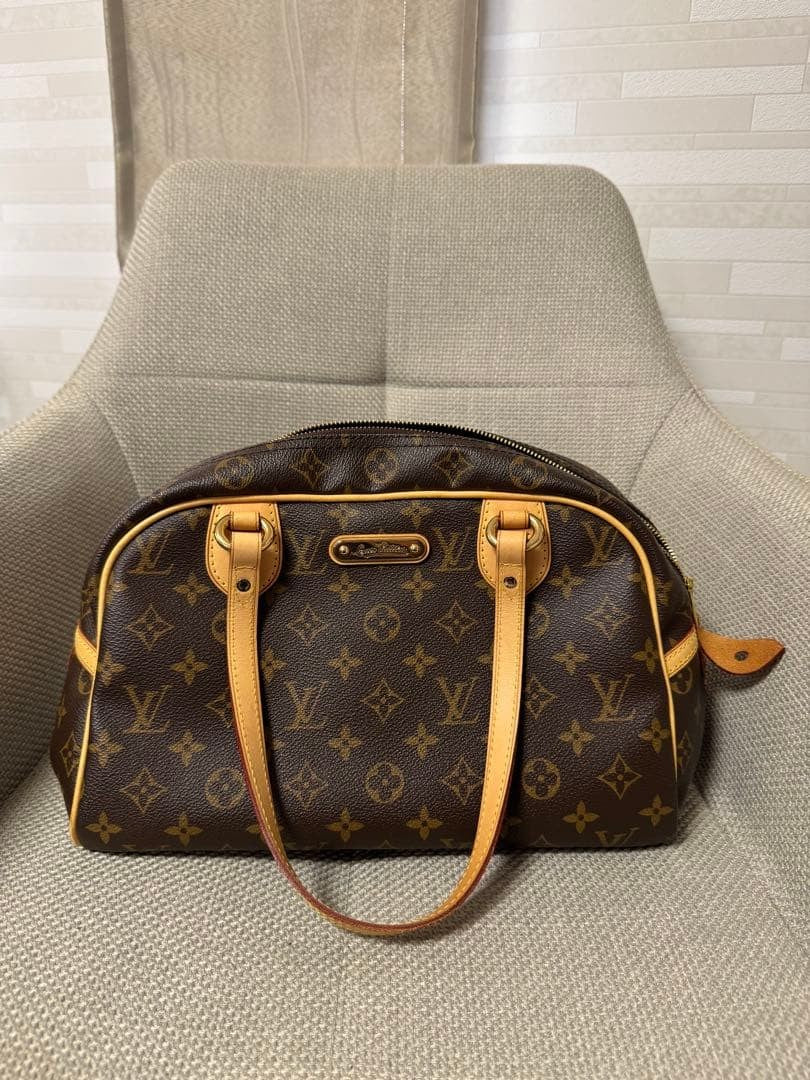 LOUIS VUITTON Monogram Handbag Monogram Canvas Women #QY61EZ