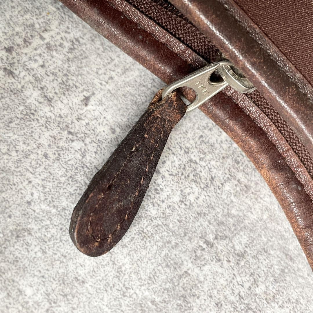 Y2K Old Coach One-Shoulder Bag Ergo Brown Nylon #QYHKZ9