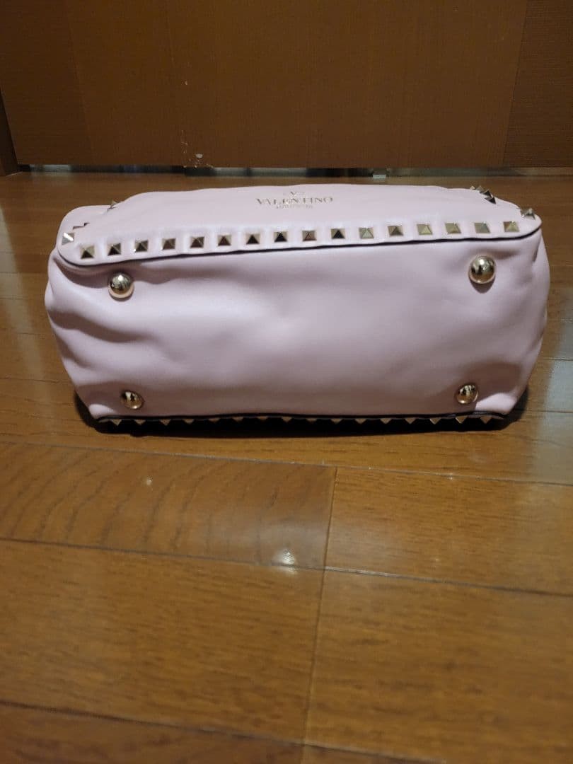 Valentino Rockstud Tote Bag, Leather #QYBL5Z