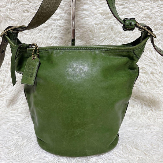 COACH Old Coach 11422 Leather Bucket Shoulder Bag #QYHLDD