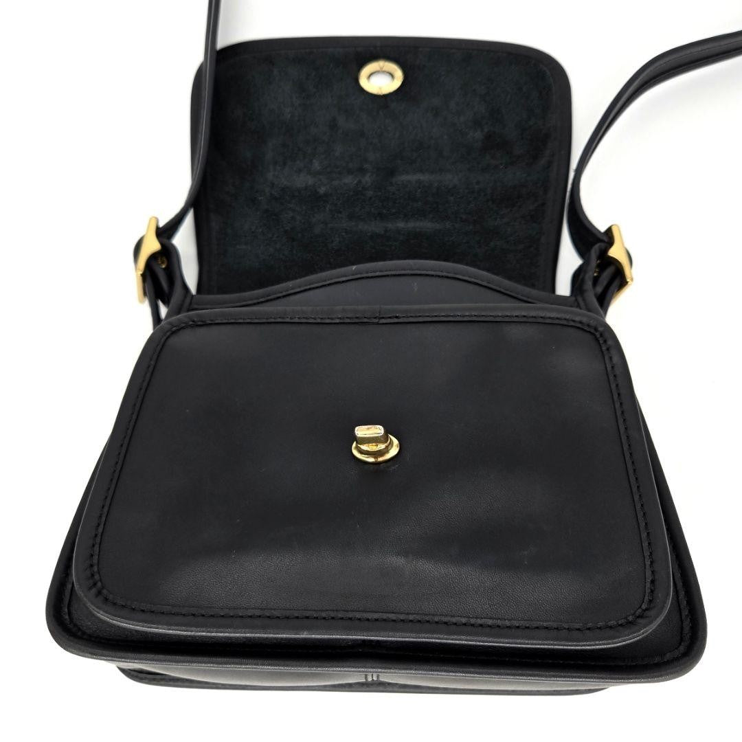 1190 COACH Rambler Turnlock Bag Black #QYGID1