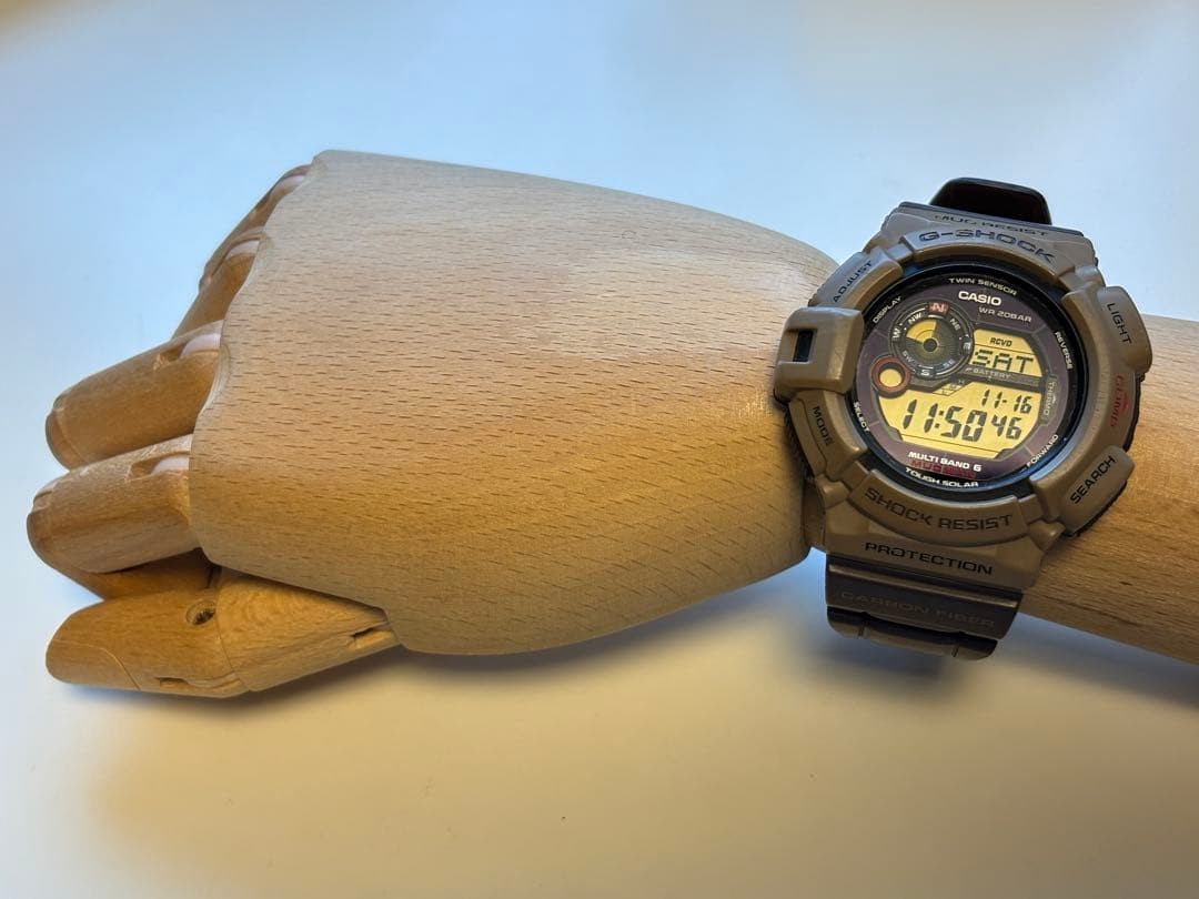 Large G-SHOCK Mudman GW-9300 Military Radio-Controlled Solar Watch #QY97TF