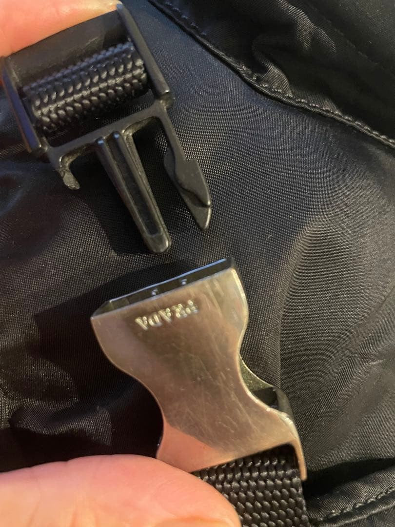 PRADA Black Backpack Nylon #QYFNOB