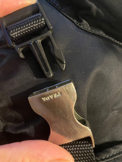 PRADA Black Backpack Nylon #QYFNOB