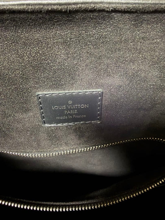 LOUIS VUITTON Christopher PM Epi Leather Backpack Black #QY30PQ