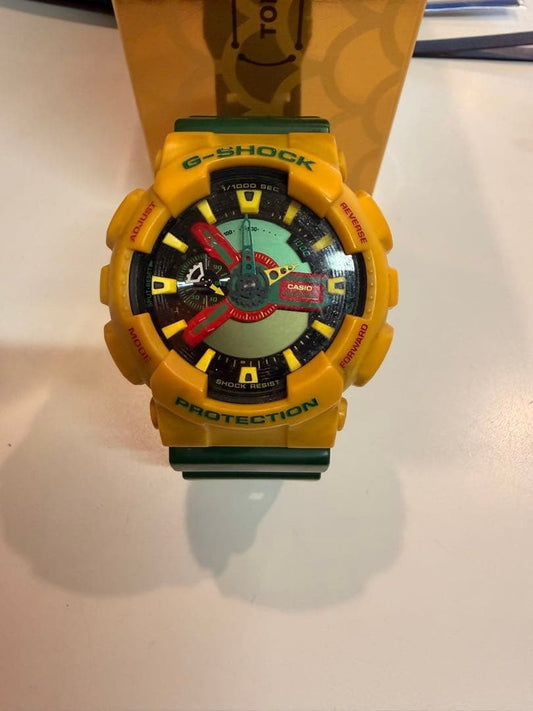G-SHOCK Yellow Green Watch #QY60SS