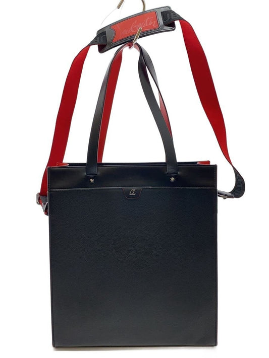 Christian Louboutin Tote Bag/Leather/Black/Solid Color/1225141 #QYBKPW