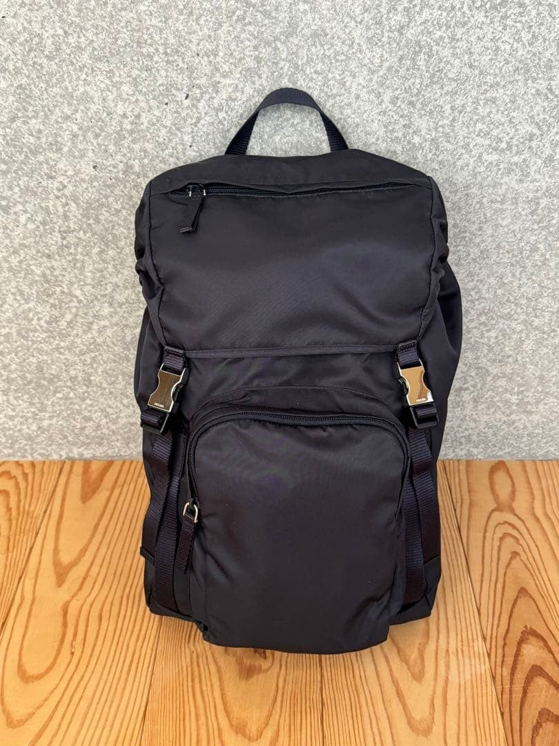 PRADA Backpack Nylon Navy 2014 #QYJIU0