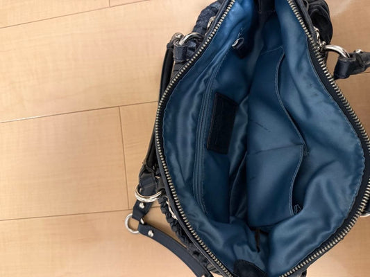 COACH old Coach bag Navy Women #QY85W6