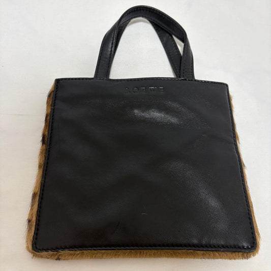 Classic LOEWE calfskin leopard print tote bag #QY08HO