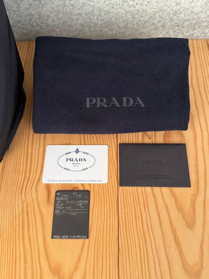 PRADA Backpack Nylon Navy 2014 #QYJIU0