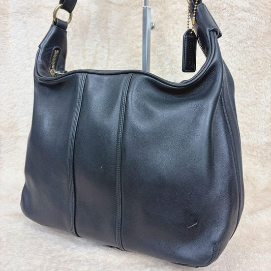 COACH OLDCOACH One-Shoulder Bag, Black, Y2K Leather #QY7QFW