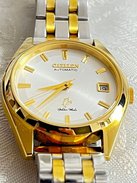 CITIZEN Golden Whale model winding wristwatch #QY1QAM