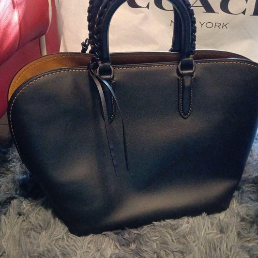 COACH 100% Cowhide Leather Handbag (2-way) #QYJQT2
