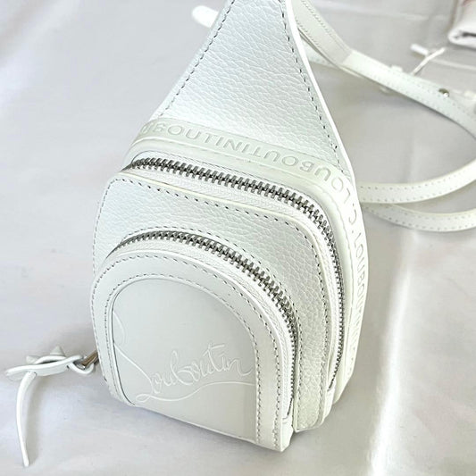 Christian Louboutin Mini Bag, Loubi Bag, White #QY8CZU