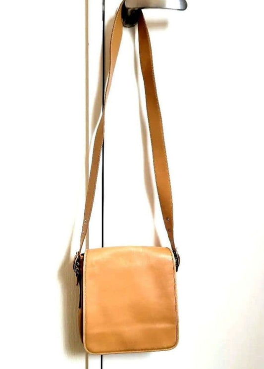 COACH Old Coach Shoulder Bag, Beige #QY73JR