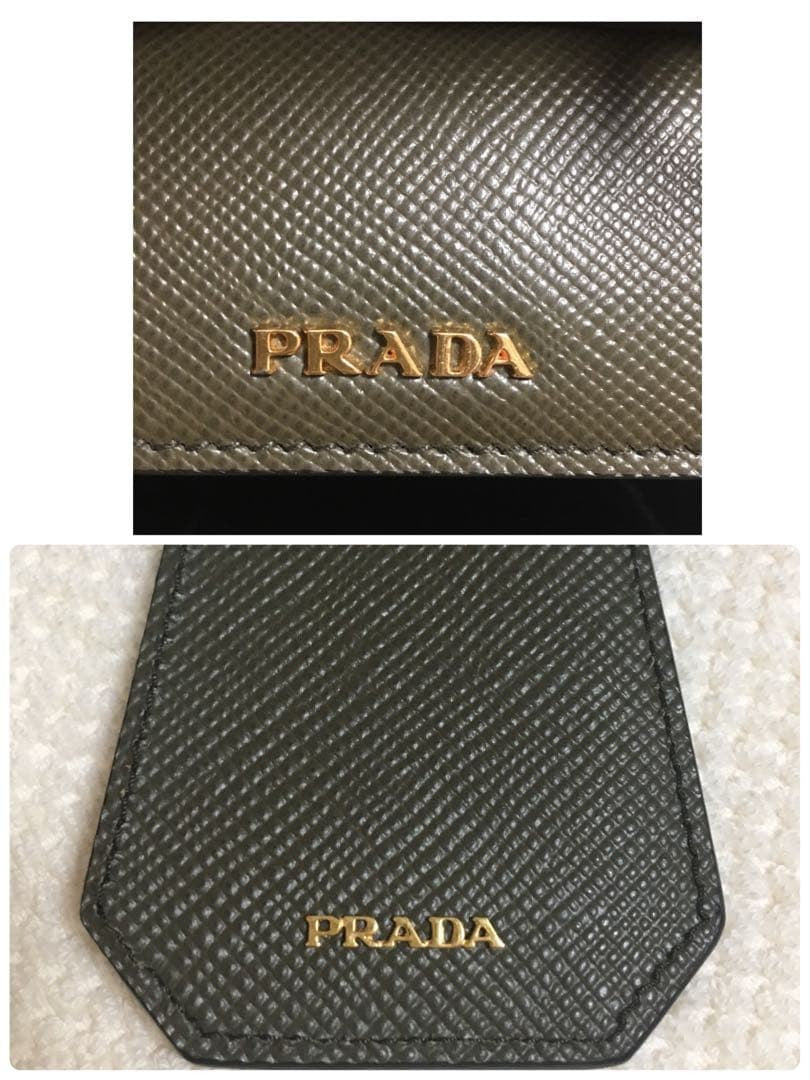 PRADA PRADA Double Handbag Black Calf #QYGC0K