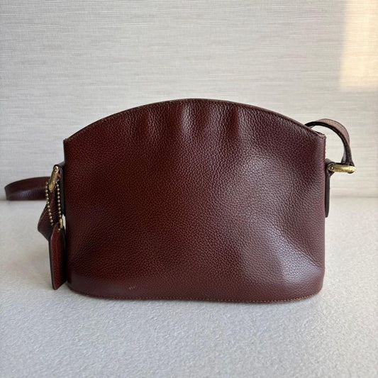 COACH Old Coach Madison Shoulder Bag, Brown Leather #QYD3LR