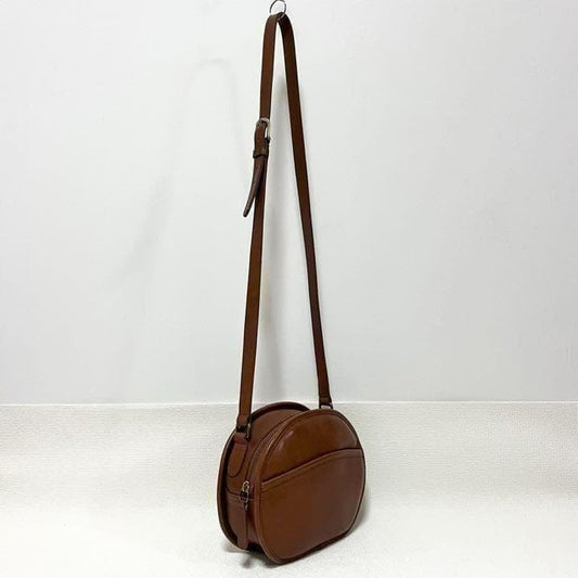 COACH USA OLD Coach Glovetanned Leather Genuine Leather Shoulder Bag #QY8T19
