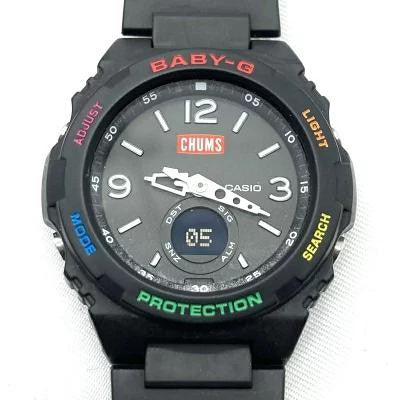 Baby-G BGA-260CH-1AJR CHMUS collaboration Baby-G Chums Black x Rainbow [ #QY12ND