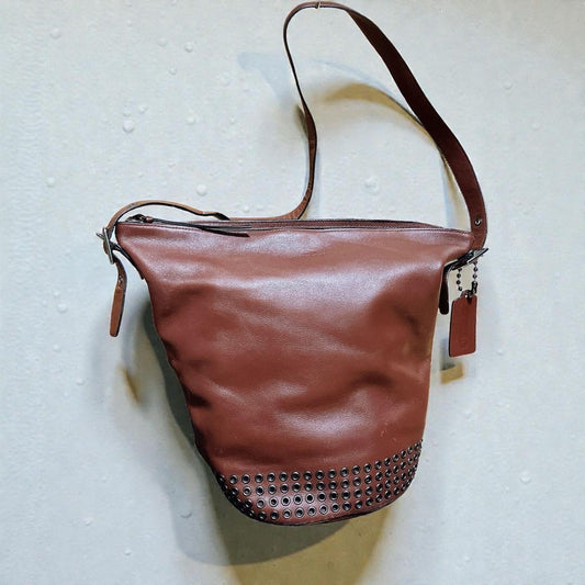 Coach Old Coach Bleeker Leather Shoulder Bag #QYET2G