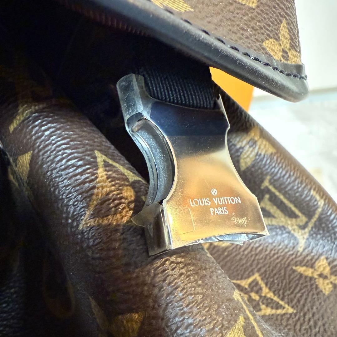 LOUIS VUITTON Zack Backpack M43422 Monogram Macassar Brown #QYDITZ