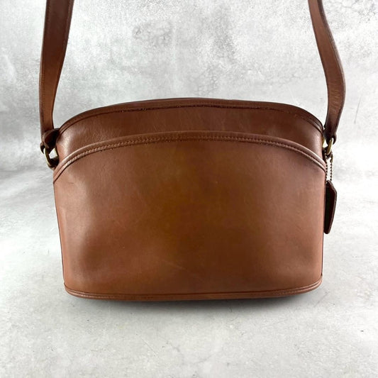 COACH Old Coach Shoulder Bag 9976 Leather USA Brown #QYC8BS