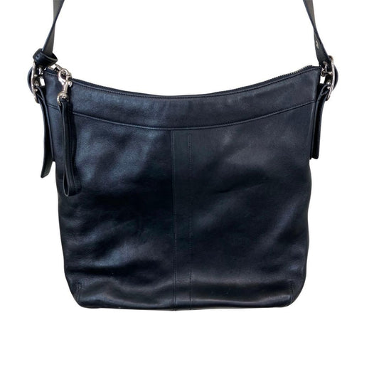 COACH 00s COACH Legacy Shoulder Bag, Old Coach Leather, Black #QYFNTJ