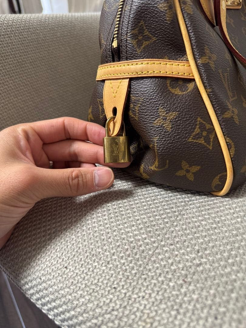 LOUIS VUITTON Monogram Handbag Monogram Canvas Women #QY61EZ