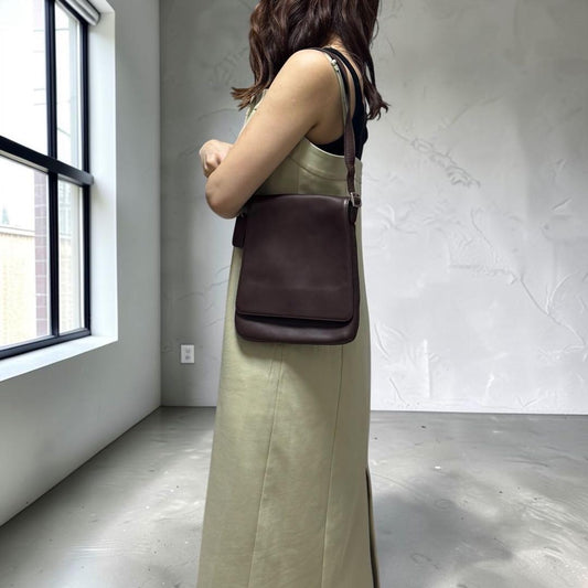 COACH Old Coach Leather Shoulder Bag (9403) #QY3G0D