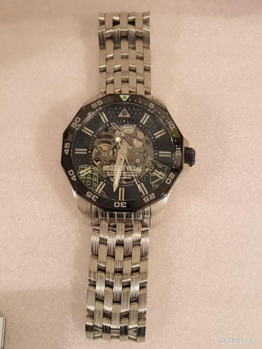 Vostok European Iron Wolf Winding Watch #QY25HM
