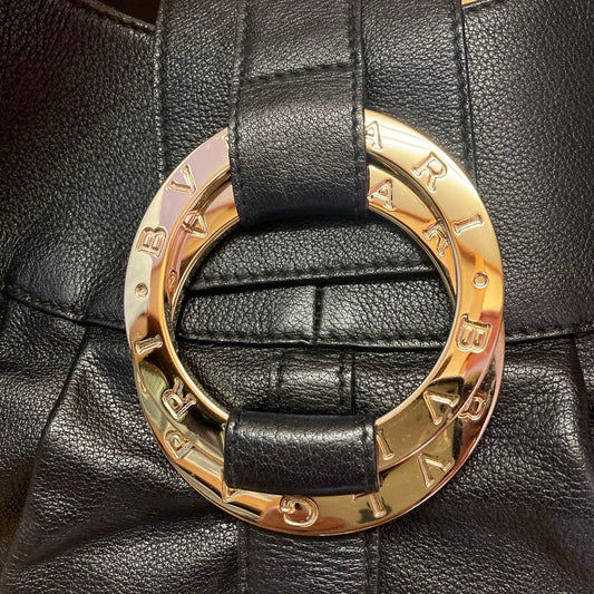 BVLGARI Black Leather Handbag #QYAAHA
