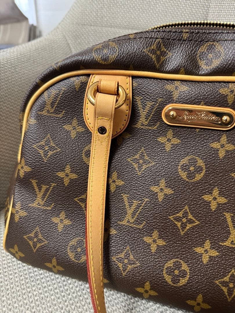 LOUIS VUITTON Monogram Handbag Monogram Canvas Women #QY61EZ